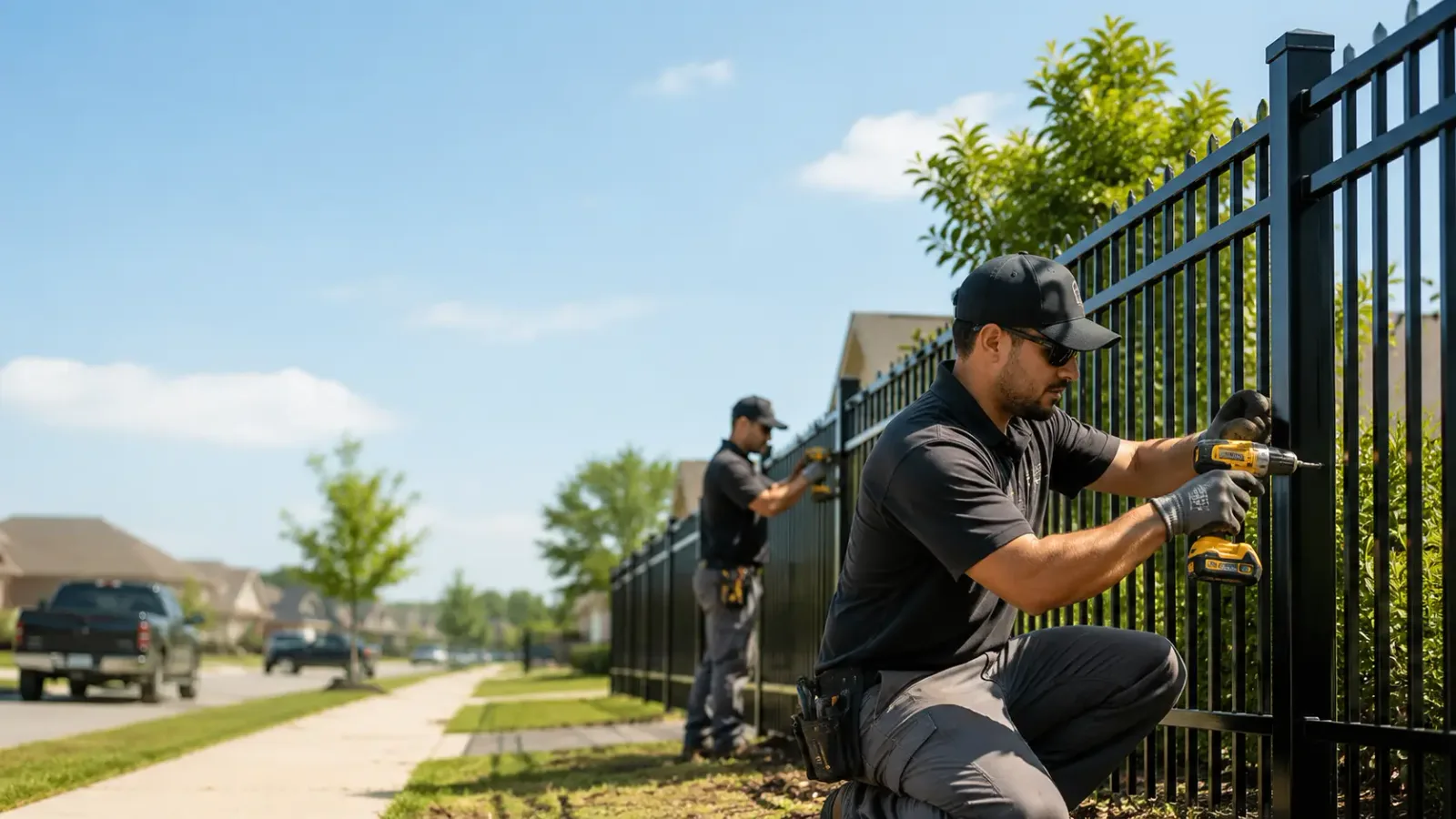 Metal Fence Installation in Hubertus, WI